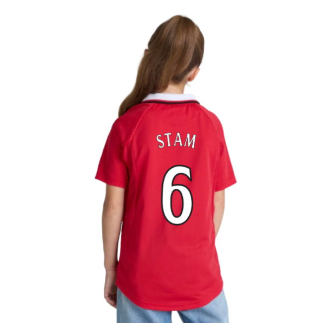 Manchester United 1999 Champions League Final Shirt (Kids) (Stam 6)