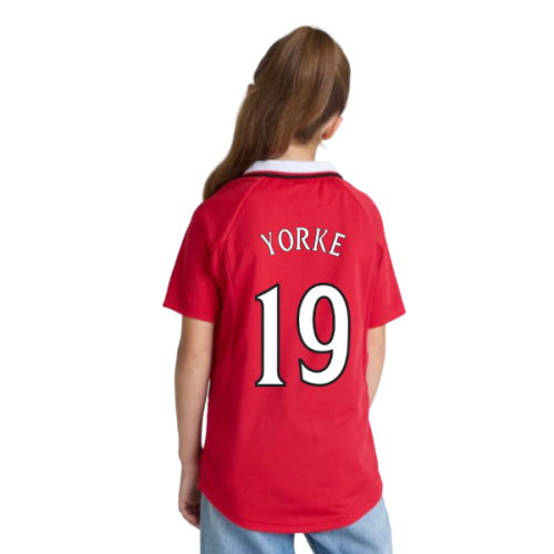 Manchester United 1999 Champions League Final Shirt (Kids) (Yorke 19)