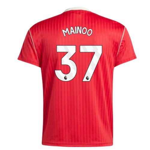 Manchester United Terrace Icons Shirt (Red) (Mainoo 37)