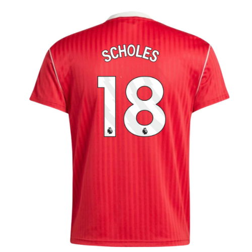 Manchester United Terrace Icons Shirt (Red) (Scholes 18)