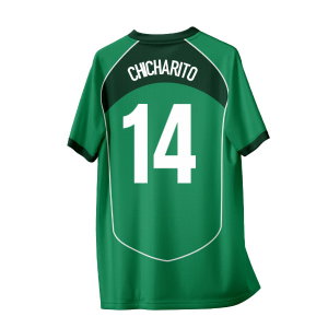 Mexico 1998 Vintage Style Concept Shirt Adult Short Sleeve (Chicharito 14)