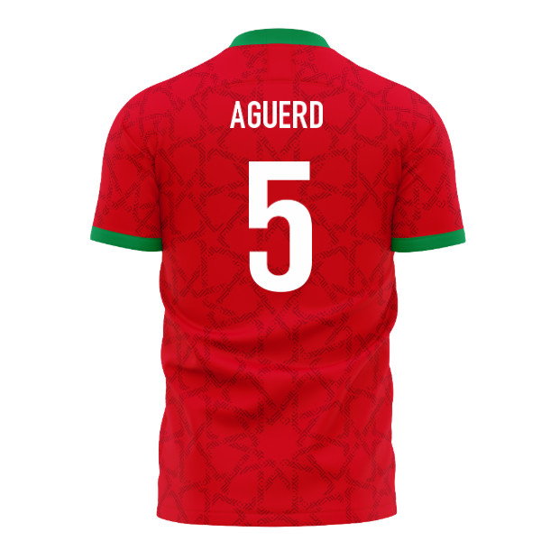 Morocco 2026-2027 Home Concept Kit (Libero) Adult Short Sleeve (Aguerd 5)