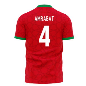 Morocco 2026-2027 Home Concept Kit (Libero) Adult Short Sleeve (Amrabat 4)