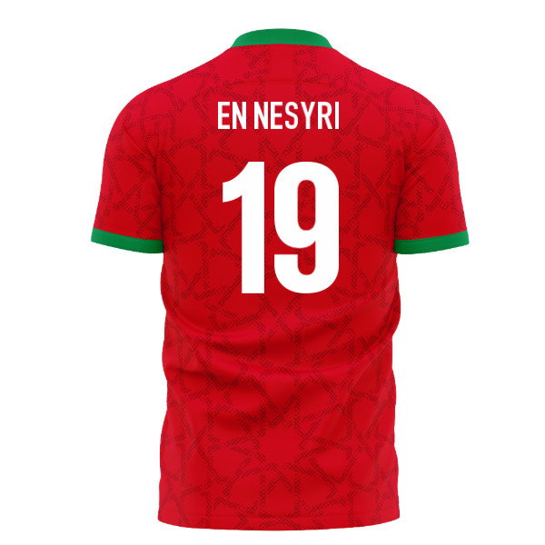 Morocco 2026-2027 Home Concept Kit (Libero) Adult Short Sleeve (En Nesyri 19)