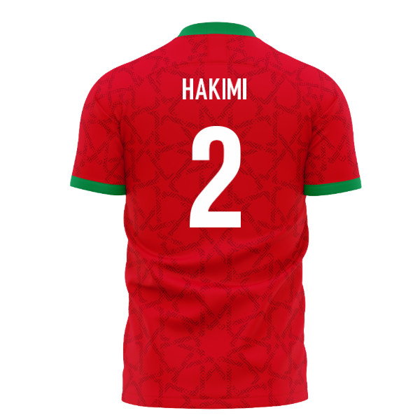 Morocco 2026-2027 Home Concept Kit (Libero) Adult Short Sleeve (Hakimi 2)
