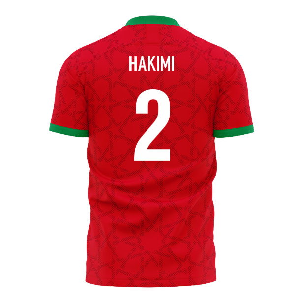 Morocco 2026-2027 Home Concept Kit (Libero) Adult Short Sleeve (Hakimi 2)