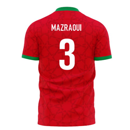 Morocco 2026-2027 Home Concept Kit (Libero) Adult Short Sleeve (Mazraoui 3)