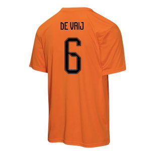 Netherlands FIFA World Cup 2026™ T-Shirt (Orange) - Kids (De Vrij 6)