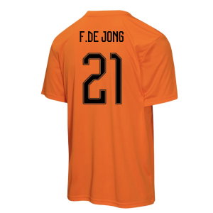 Netherlands FIFA World Cup 2026™ T-Shirt (Orange) - Kids (F.De Jong 21)
