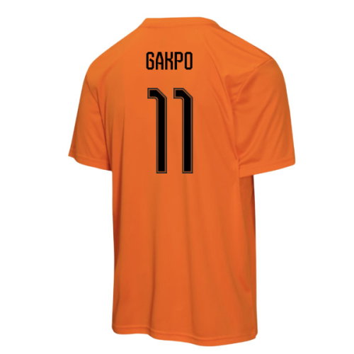 Netherlands FIFA World Cup 2026 T-Shirt (Orange) - Kids (Gakpo 11)