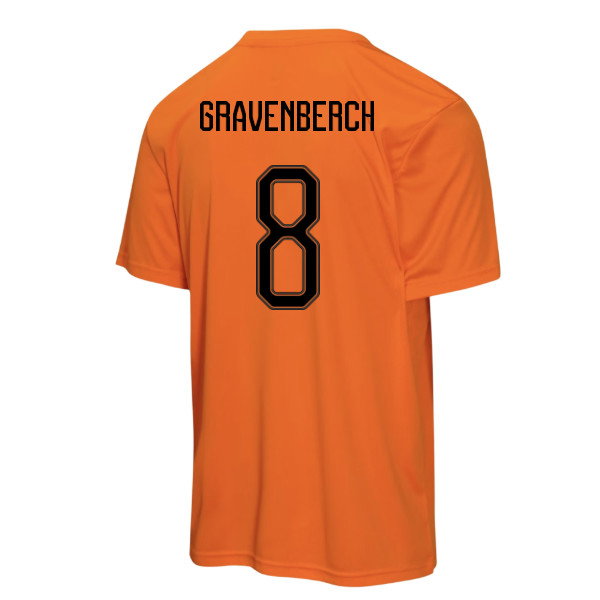 Netherlands FIFA World Cup 2026™ T-Shirt (Orange) - Kids (Gravenberch 8)