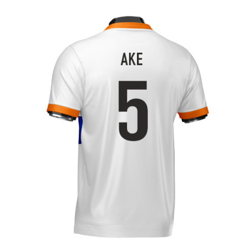 Netherlands Heritage Football Jersey (Wolvate) Adult Short Sleeve (Ake 5)