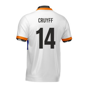 Netherlands Heritage Football Jersey (Wolvate) Adult Short Sleeve (Cruyff 14)