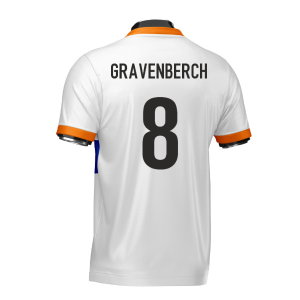 Netherlands Heritage Football Jersey (Wolvate) Adult Short Sleeve (Gravenberch 8)