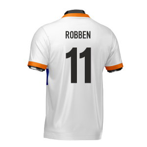 Netherlands Heritage Football Jersey (Wolvate) Adult Short Sleeve (Robben 11)