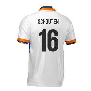 Netherlands Heritage Football Jersey (Wolvate) Adult Short Sleeve (Schouten 16)
