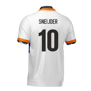 Netherlands Heritage Football Jersey (Wolvate) Adult Short Sleeve (Sneijder 10)