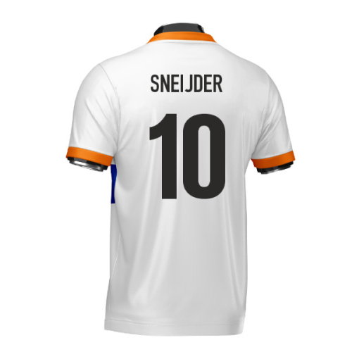 Netherlands Heritage Football Jersey (Wolvate) Adult Short Sleeve (Sneijder 10)