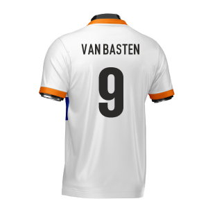 Netherlands Heritage Football Jersey (Wolvate) Adult Short Sleeve (Van Basten 9)
