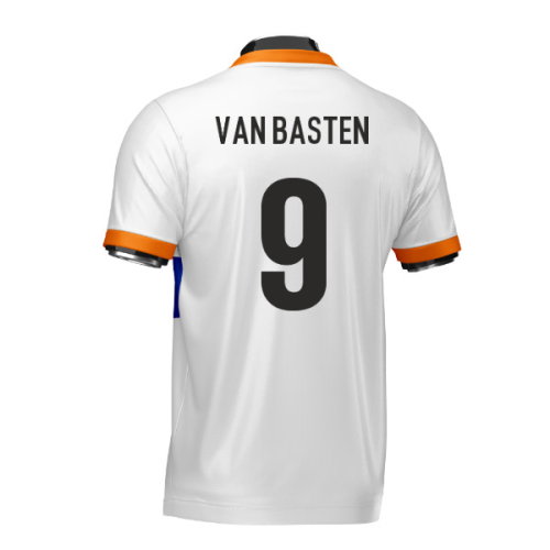 Netherlands Heritage Football Jersey (Wolvate) Adult Short Sleeve (Van Basten 9)