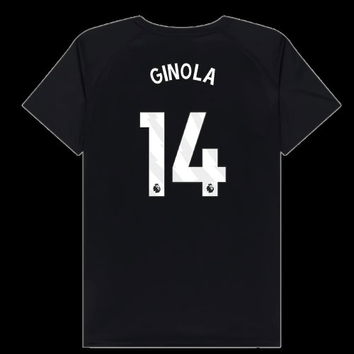 Newcastle Poly T-Shirt (Black) - Kids (Ginola 14)