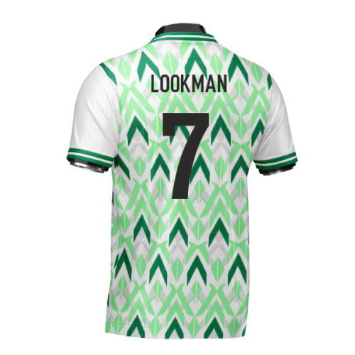 Nigeria DNA Green Concept Football Jersey (Wolvate) Adult Short Sleeve (Lookman 7)