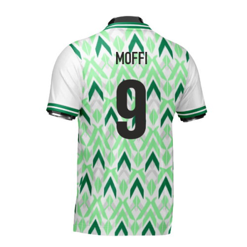 Nigeria DNA Green Concept Football Jersey (Wolvate) Adult Short Sleeve (Moffi 9)