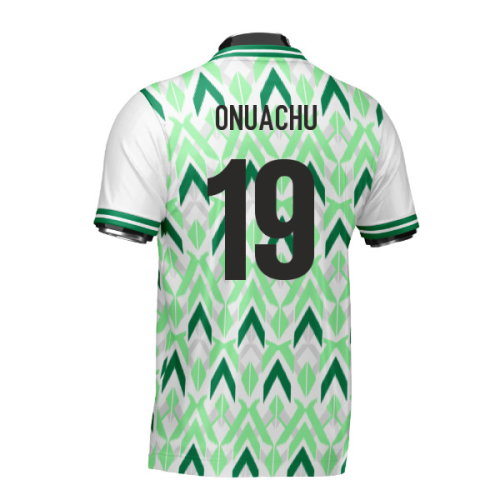 Nigeria DNA Green Concept Football Jersey (Wolvate) Adult Short Sleeve (Onuachu 19)