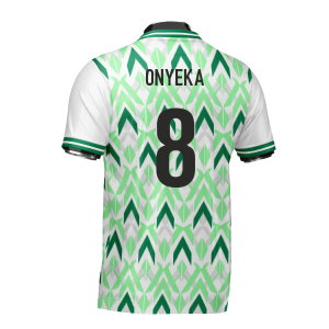 Nigeria DNA Green Concept Football Jersey (Wolvate) Adult Short Sleeve (Onyeka 8)
