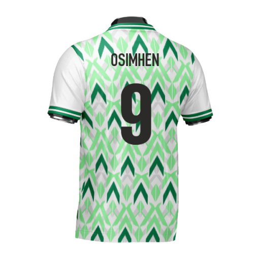 Nigeria DNA Green Concept Football Jersey (Wolvate) Adult Short Sleeve (Osimhen 9)