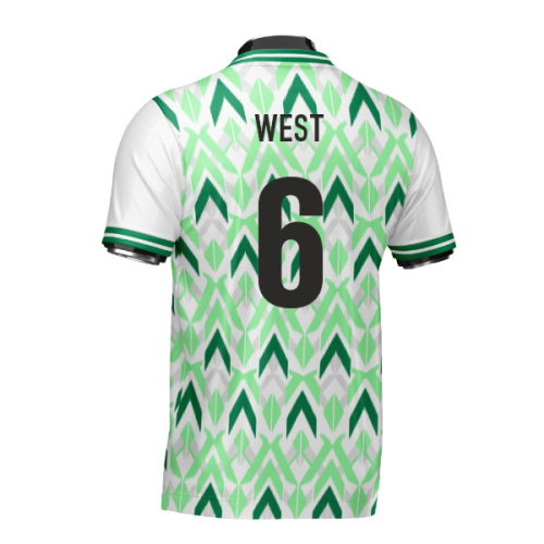 Nigeria DNA Green Concept Football Jersey (Wolvate) Adult Short Sleeve (West 6)