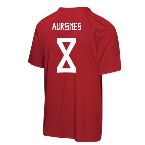 Norway FIFA World Cup 2026 T-Shirt (Red) (Aursnes 8)