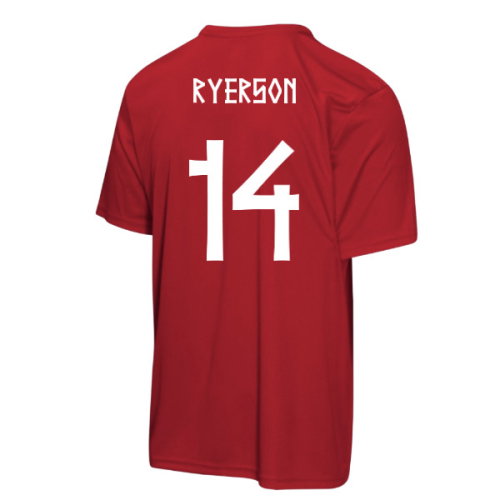 Norway FIFA World Cup 2026 T-Shirt (Red) - Kids (Ryerson 14)