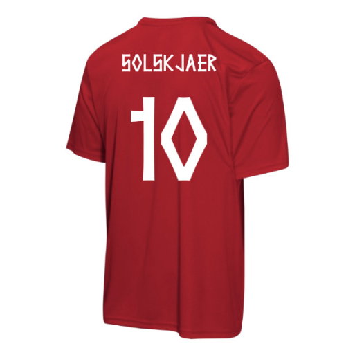 Norway FIFA World Cup 2026 T-Shirt (Red) - Kids (Solskjaer 10)