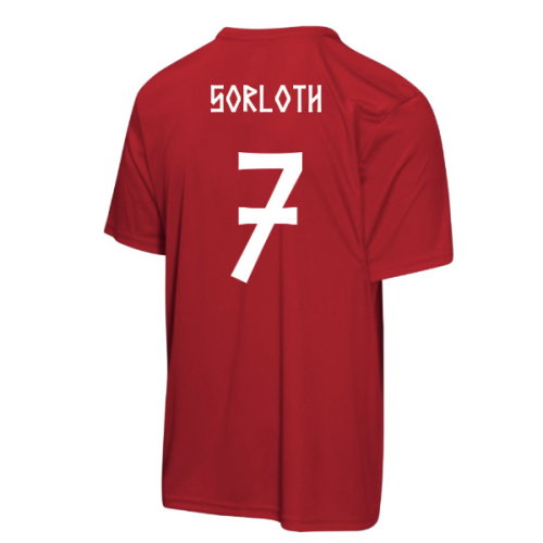 Norway FIFA World Cup 2026 T-Shirt (Red) - Kids (Sorloth 7)
