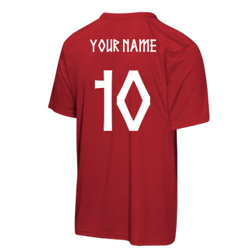 Norway FIFA World Cup 2026 T-Shirt (Red) - Kids (Your Name)