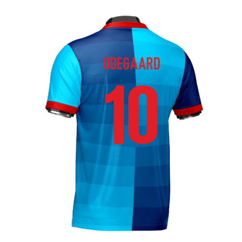 Norway Heritage Football Jersey (Wolvate) Adult Short Sleeve (Odegaard 10)
