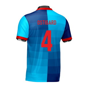Norway Heritage Football Jersey (Wolvate) Adult Short Sleeve (Ostigard 4)