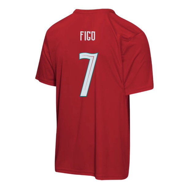 Portugal FIFA World Cup 2026™ T-Shirt (Red) - Kids (Figo 7)