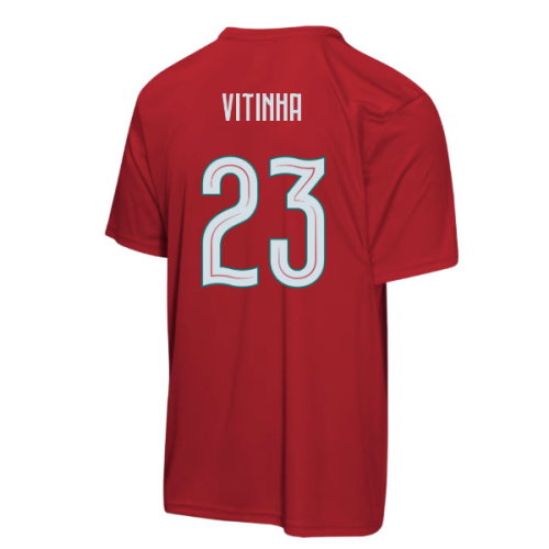 Portugal FIFA World Cup 2026 T-Shirt (Red) - Kids (Vitinha 23)