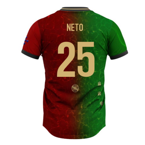 Portugal Lusitanos Home Supporter Jersey Adult Short Sleeve (Neto 25)