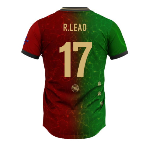 Portugal Lusitanos Home Supporter Jersey Adult Short Sleeve (R.Leao 17)