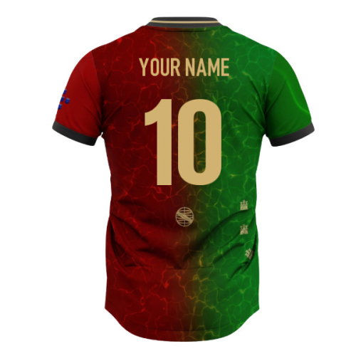Portugal Lusitanos Home Supporter Jersey Adult Short Sleeve (Your Name)