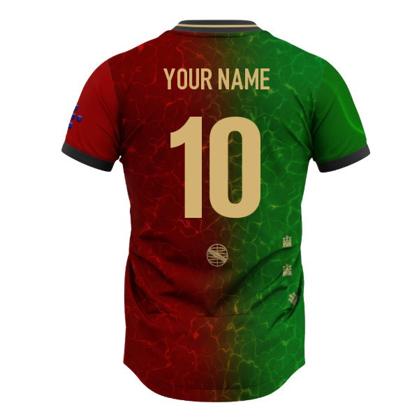 Portugal Lusitanos Home Supporter Jersey Adult Short Sleeve (Your Name)