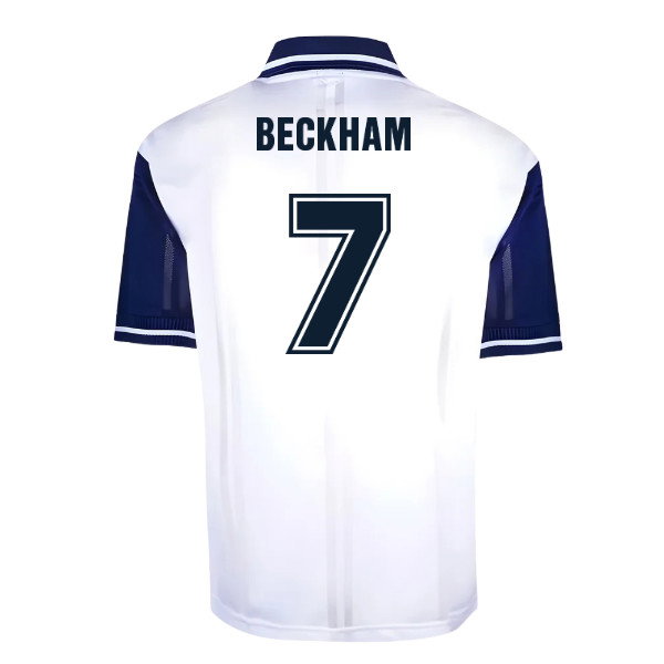 Preston North End 1996 Home Retro Football Shirt (Beckham 7)