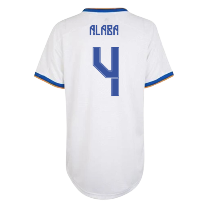 Real Madrid 2021-2022 Womens Home Shirt (ALABA 4)