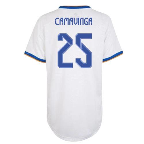 Real Madrid 2021-2022 Womens Home Shirt (CAMAVINGA 25)