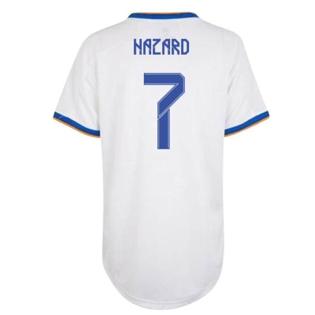 Real Madrid 2021-2022 Womens Home Shirt (HAZARD 7)
