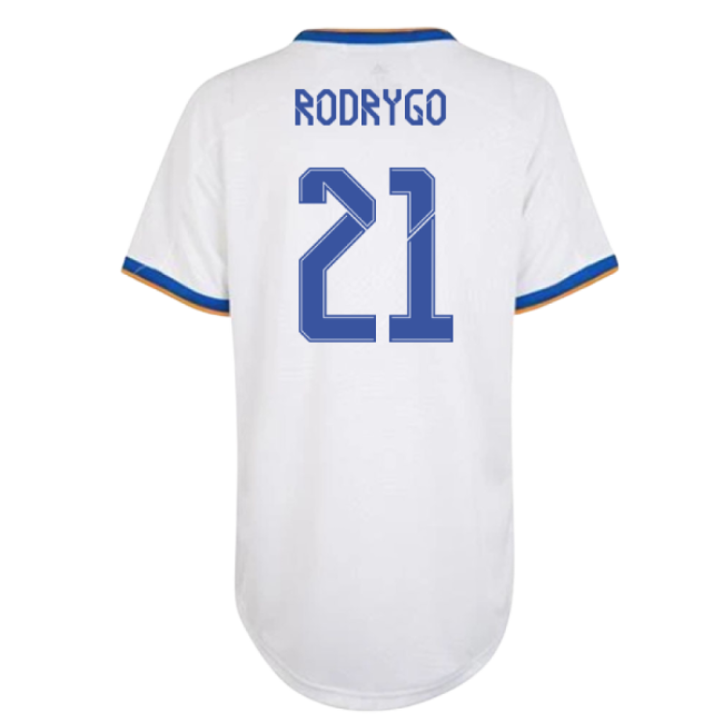 Real Madrid 2021-2022 Womens Home Shirt (RODRYGO 21)