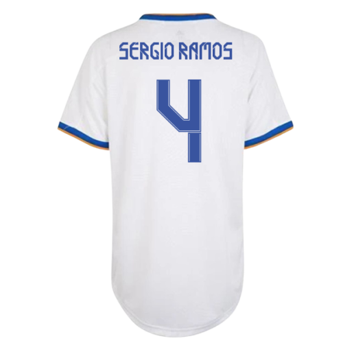 Real Madrid 2021-2022 Womens Home Shirt (SERGIO RAMOS 4)